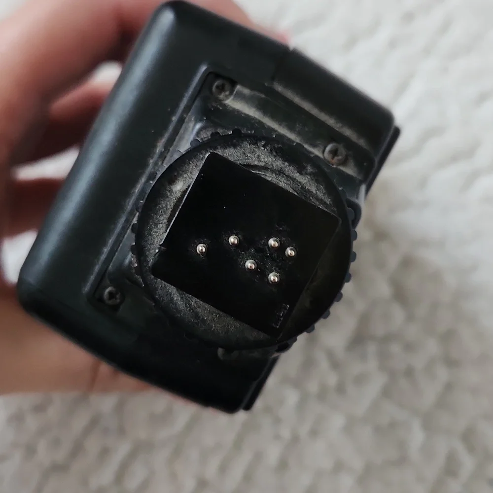 Sunpak Auto 144 D Thyristor Flash Adapter Camera Retro Y2K